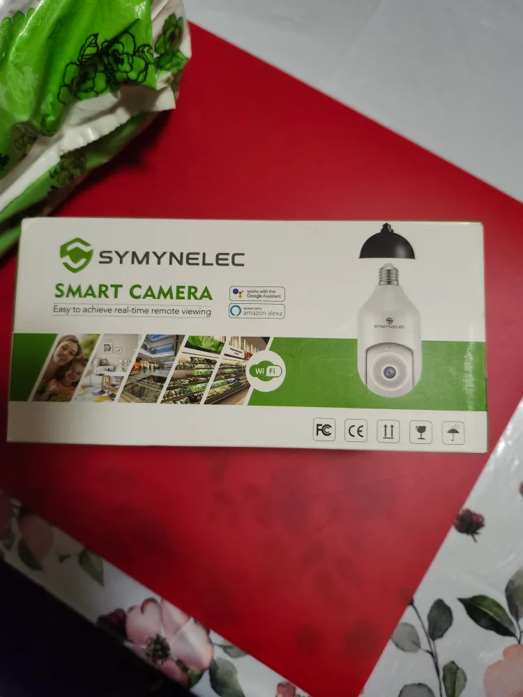 New Symynelec P6 2K WiFi Smart IP Light Bulb Camera thumbnail