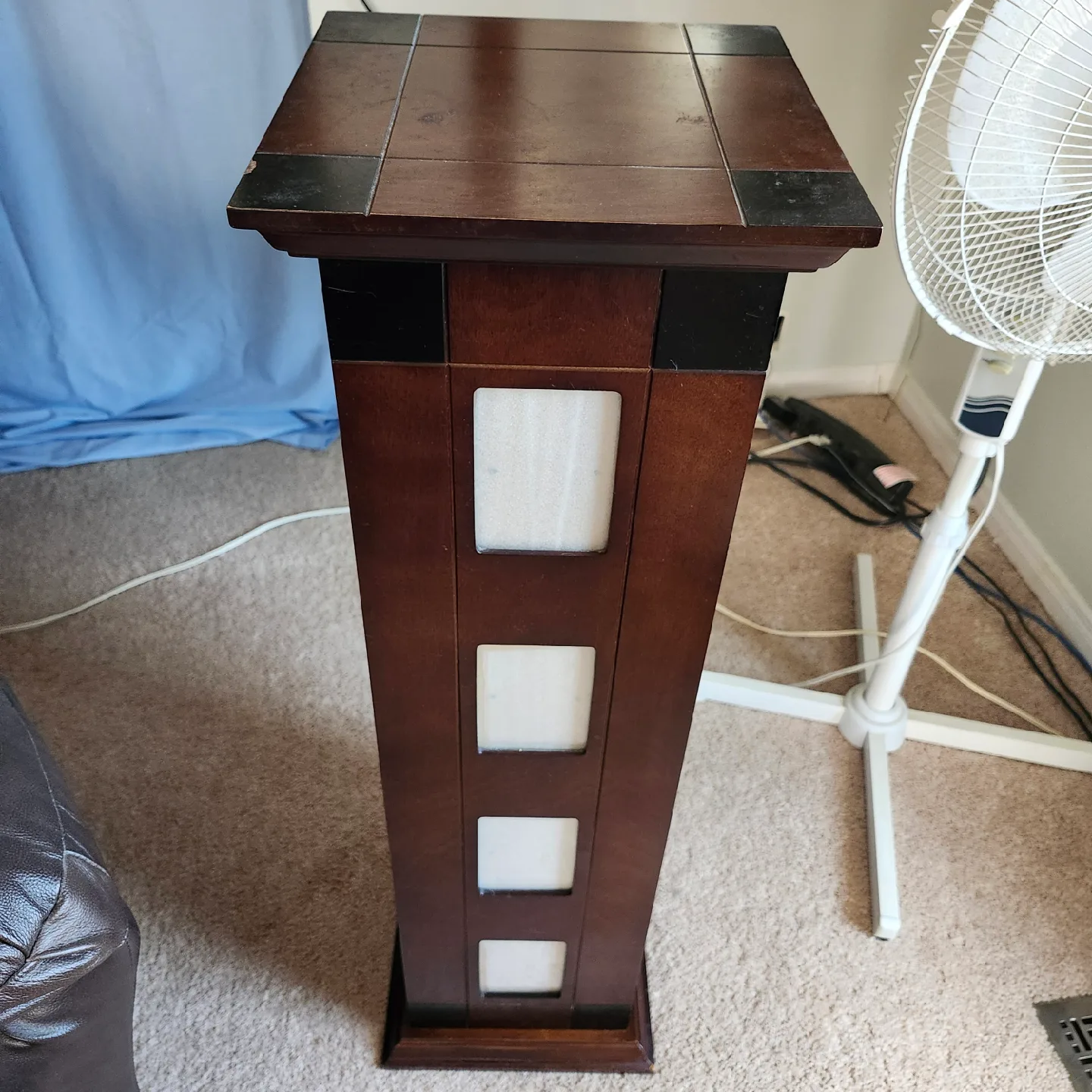 Brown Wooden Storage Cabinet thumbnail