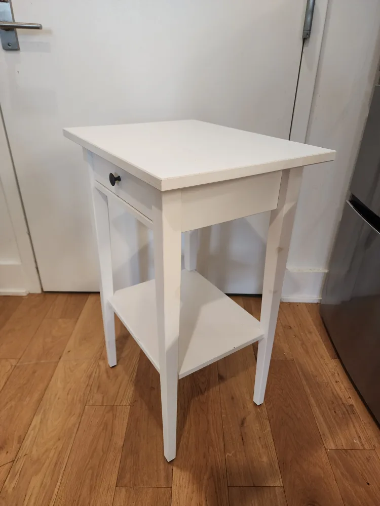 IKEA Hemmes White Bedside Table ($130 new) (Can Deliver) image indicator(2)