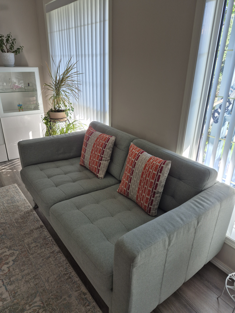 Two pcs. Grey Sofa - photo 2
