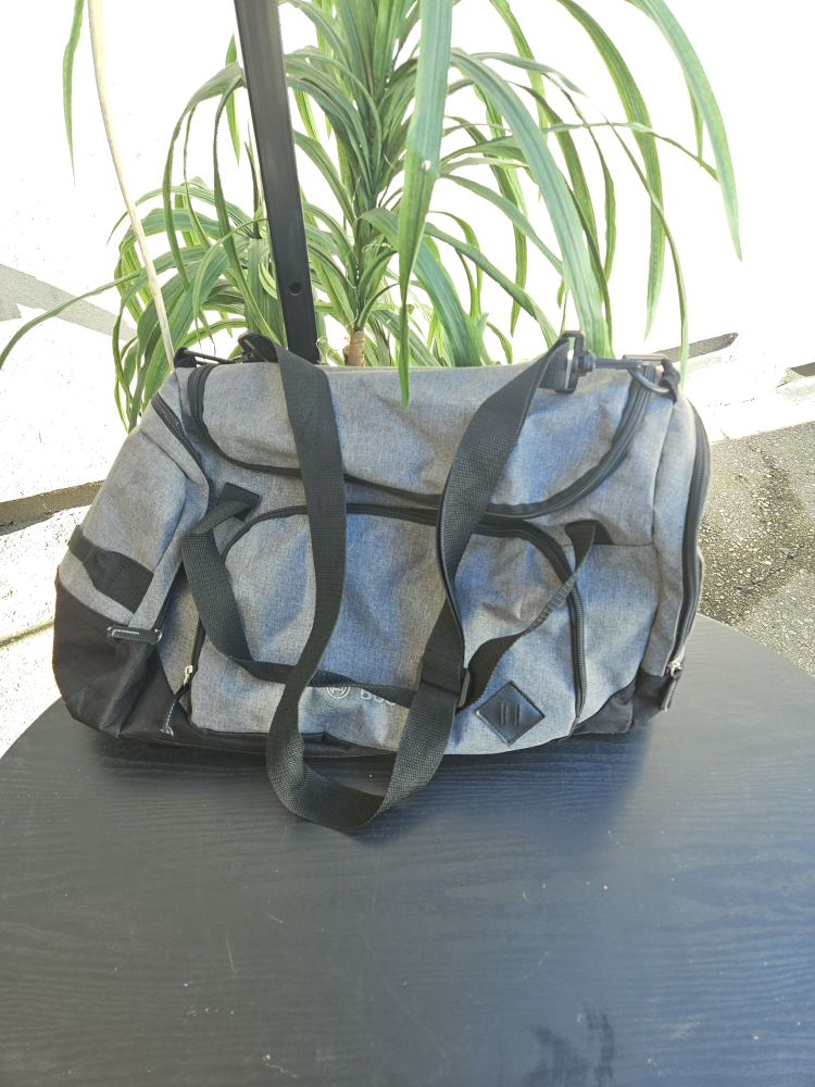 Grey Duffle Bag