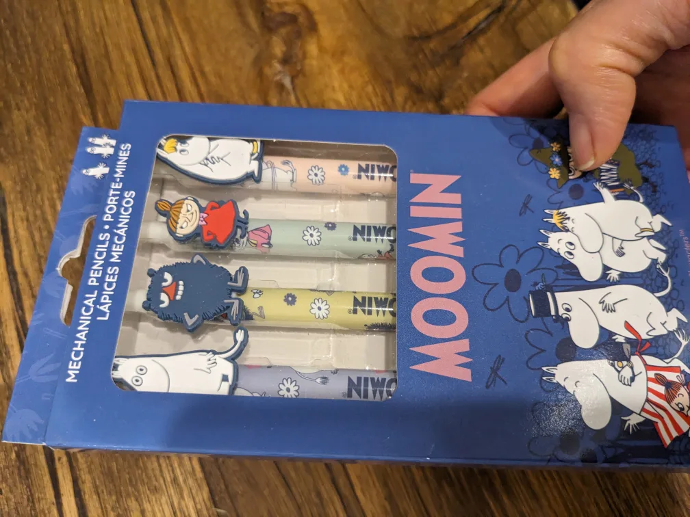 Moomin Mechanical Pencils  Set of 4 - New # back to school image indicator(2)