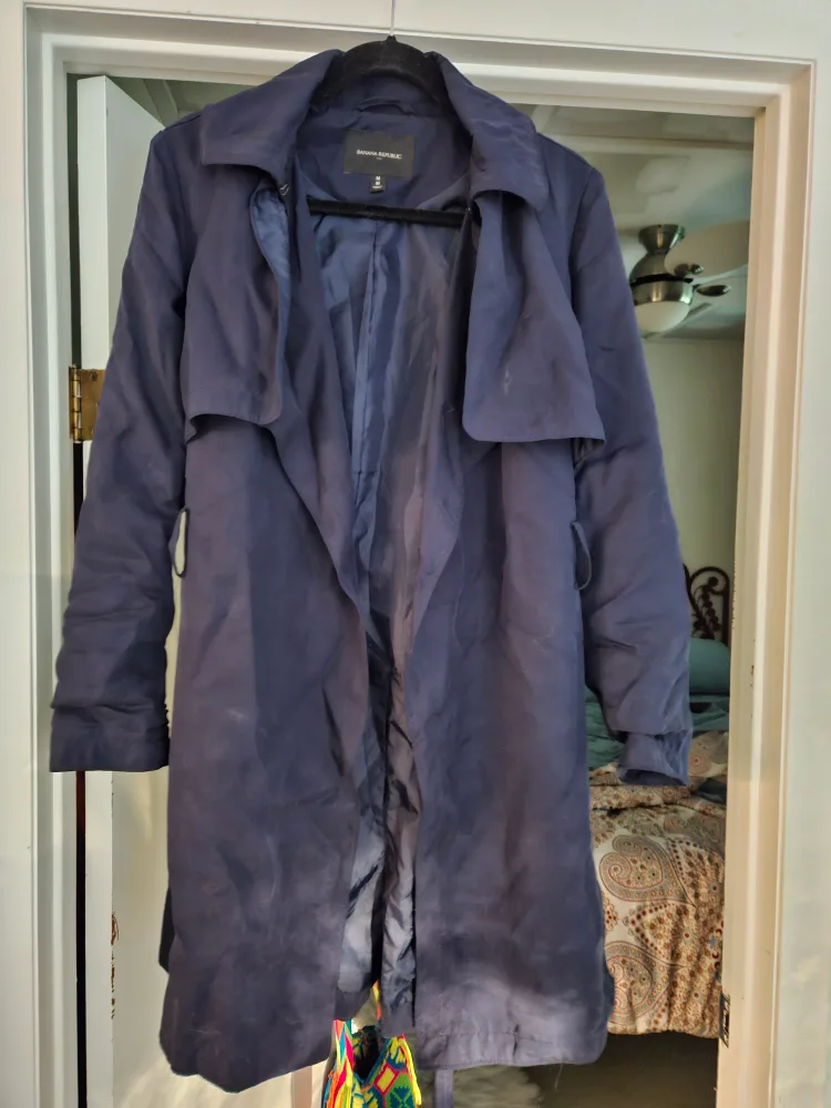 Banana Republic Trench Coat - Size M thumbnail