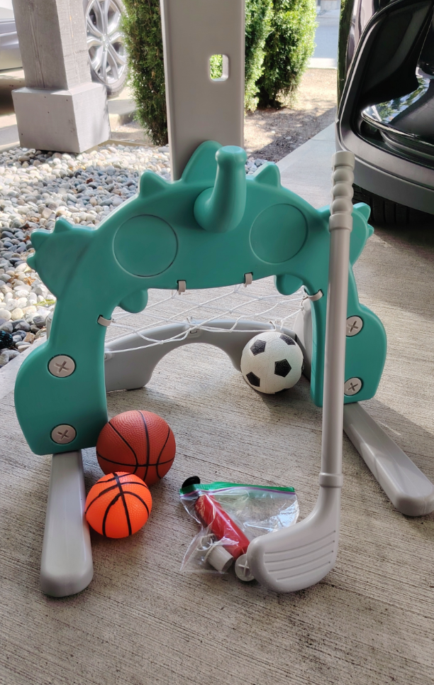 Kids Adjustable Basketball Hoop Set - photo 2