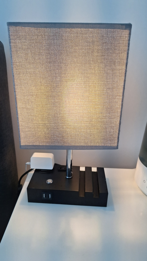 Bedside lamp x2 touch control usb