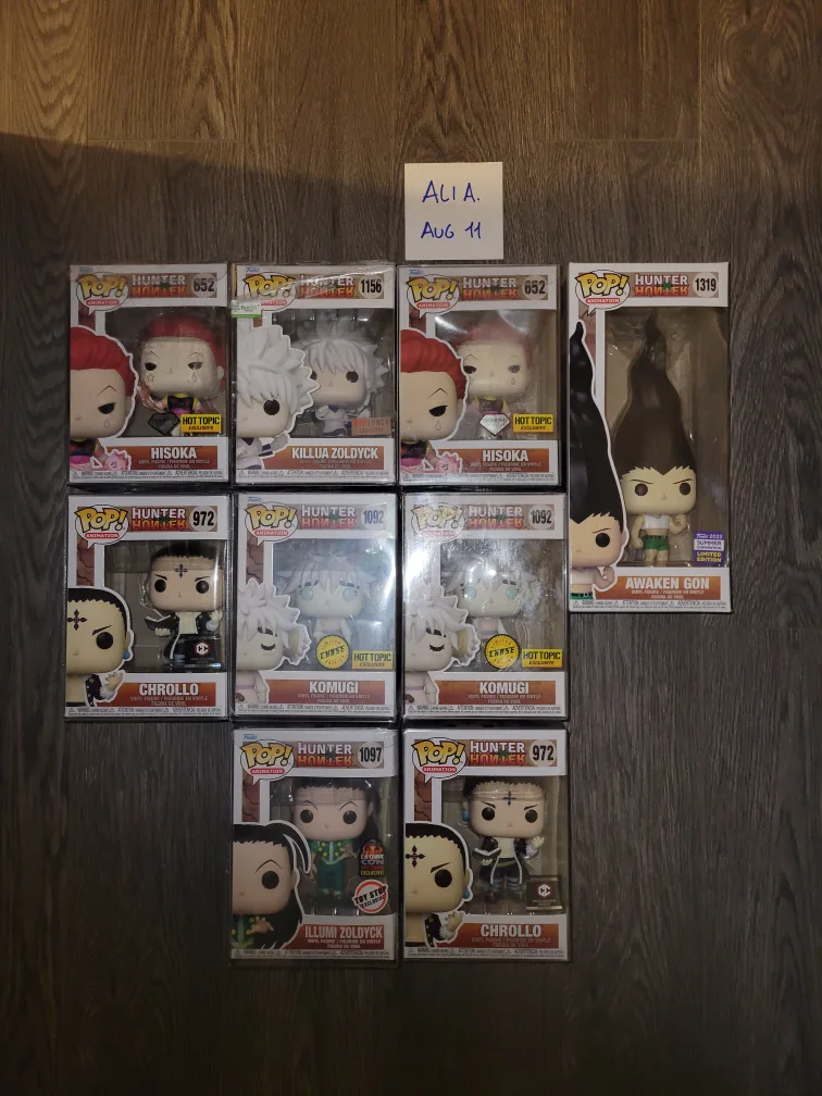 Hunter x Hunter Funko Pops - Hisoka, Killua, Gon & More! thumbnail