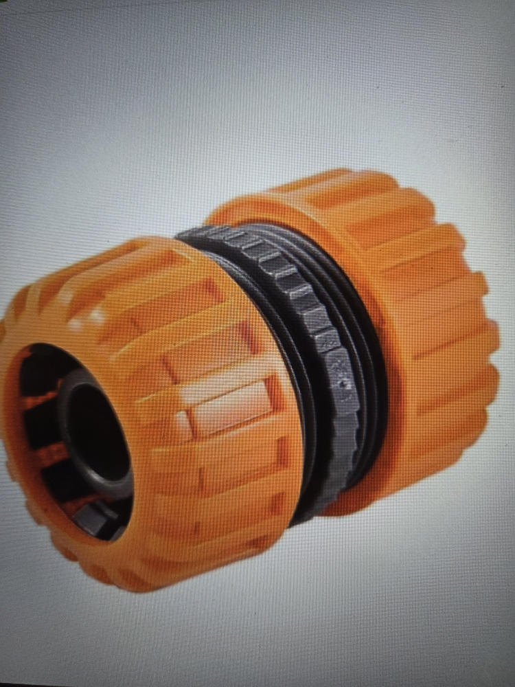 Orange Garden Hose Connector 3/4"