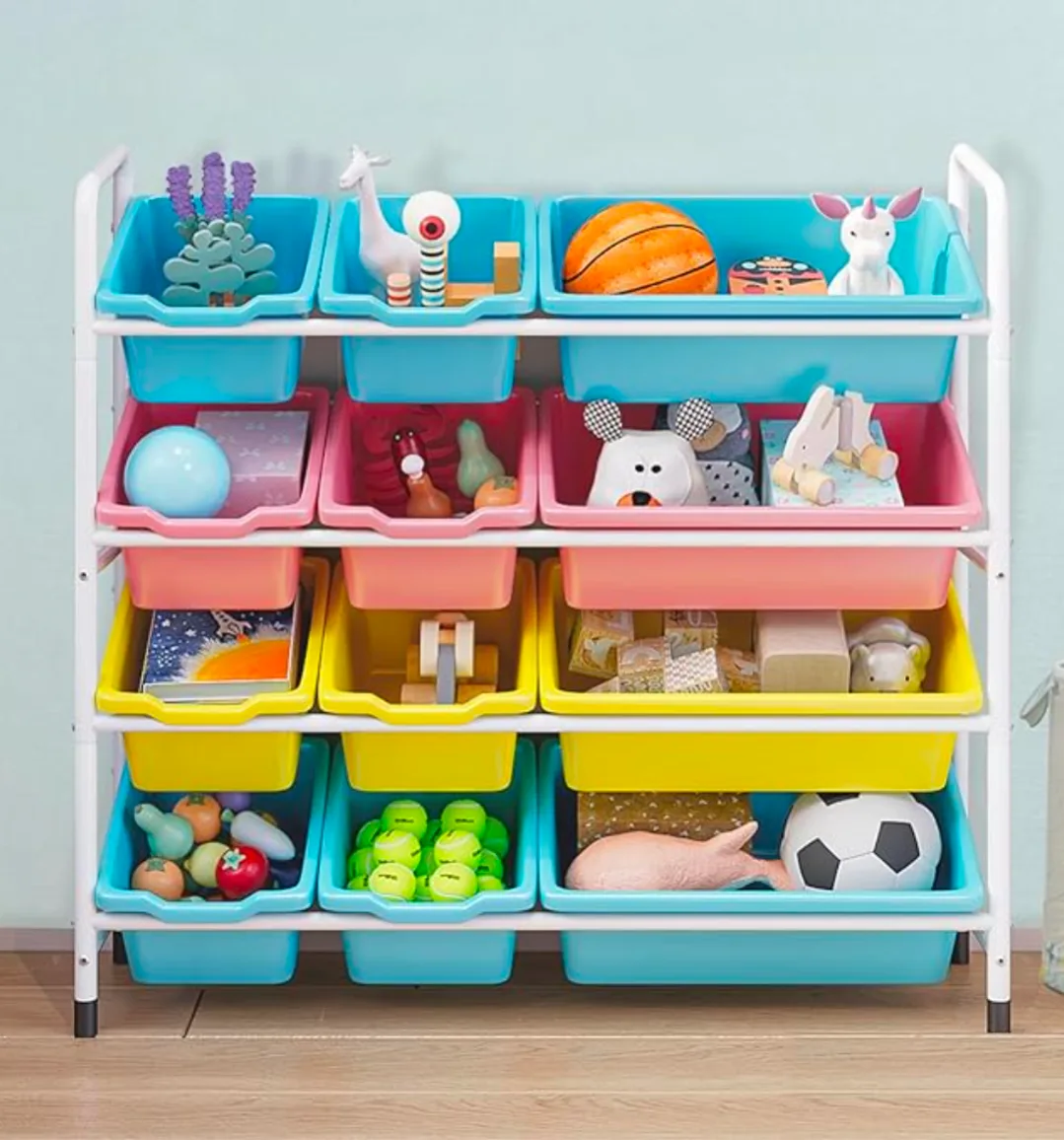 Kids Toy Storage Organizer with Bins thumbnail