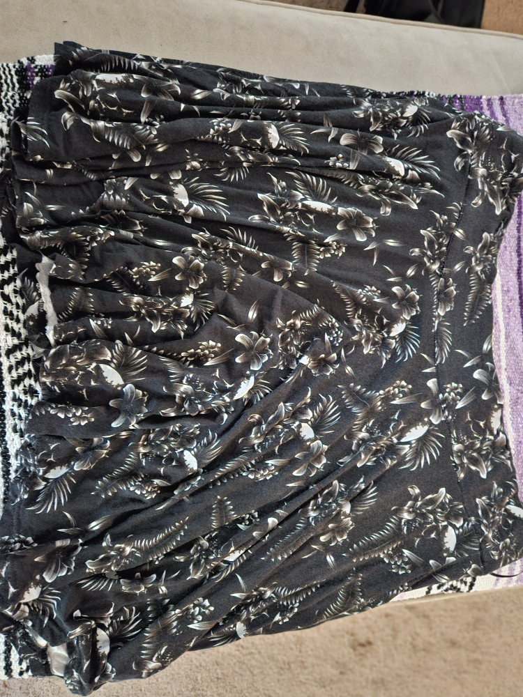Killstar Black and White Floral Miniskirt - photo 4