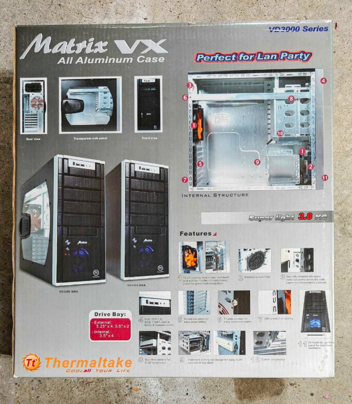 Thermaltake Matrix VX VD3000 Series PC Case - photo 2