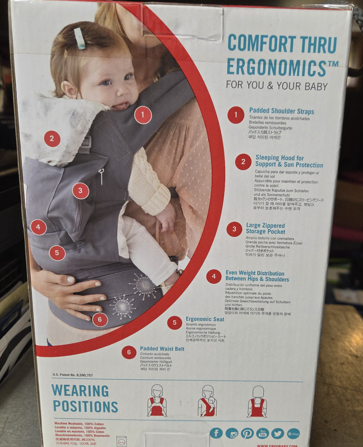 Ergobaby Original Baby Carrier - Comfort & Ergonomics - photo 3