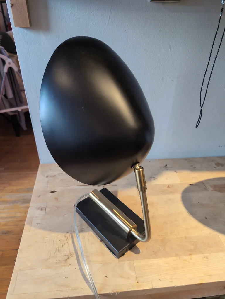 West Elm - Curvilinear collection - Black & Gold Wall Lamps (2) image indicator(5)