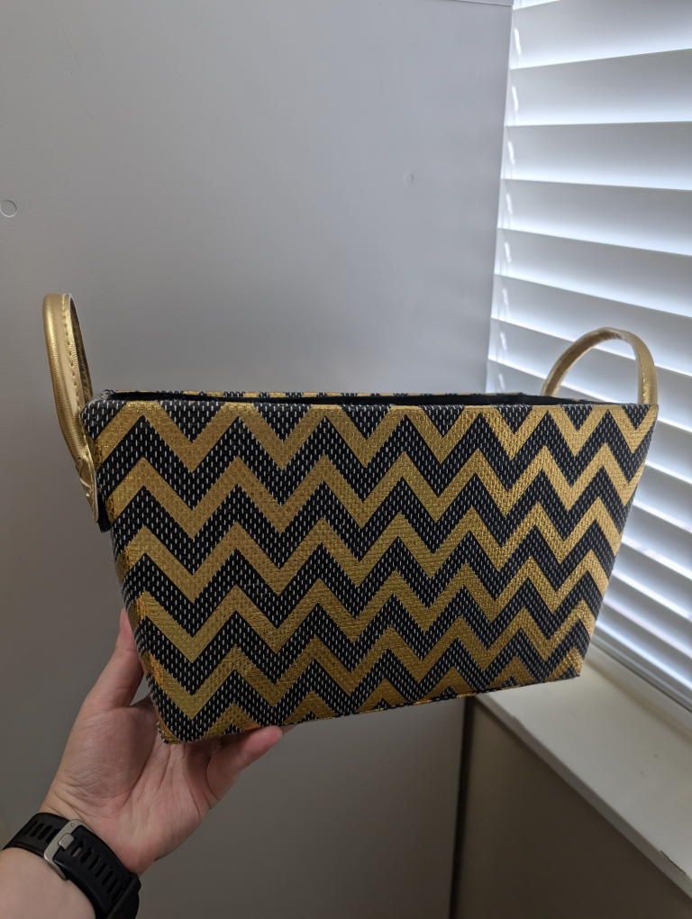 Decorative Basket - Black & Gold🧡