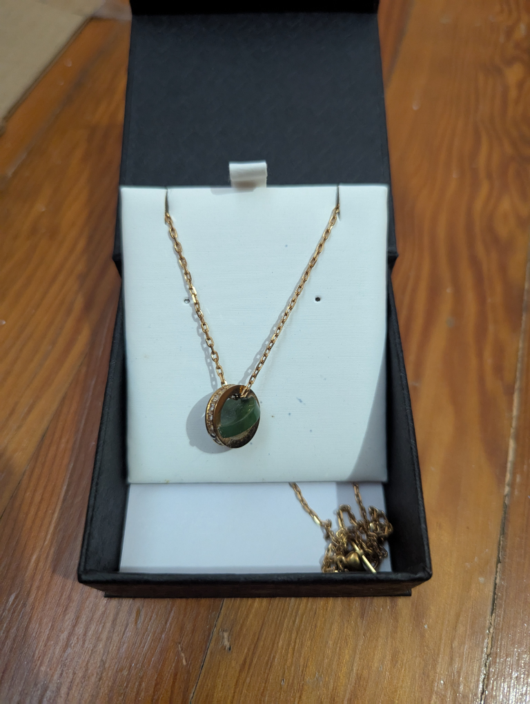 B.C. Jade Ammolite Museum Necklace