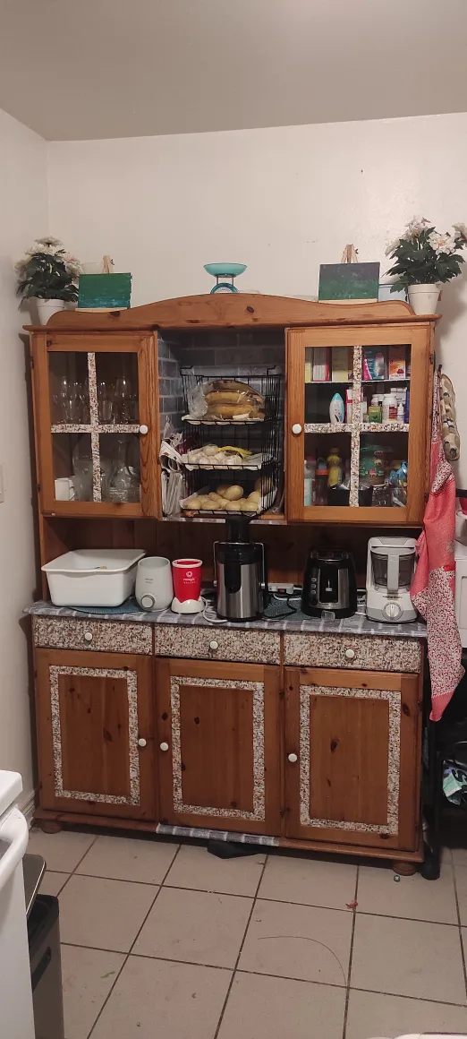 Wooden Hutch Cabinet thumbnail