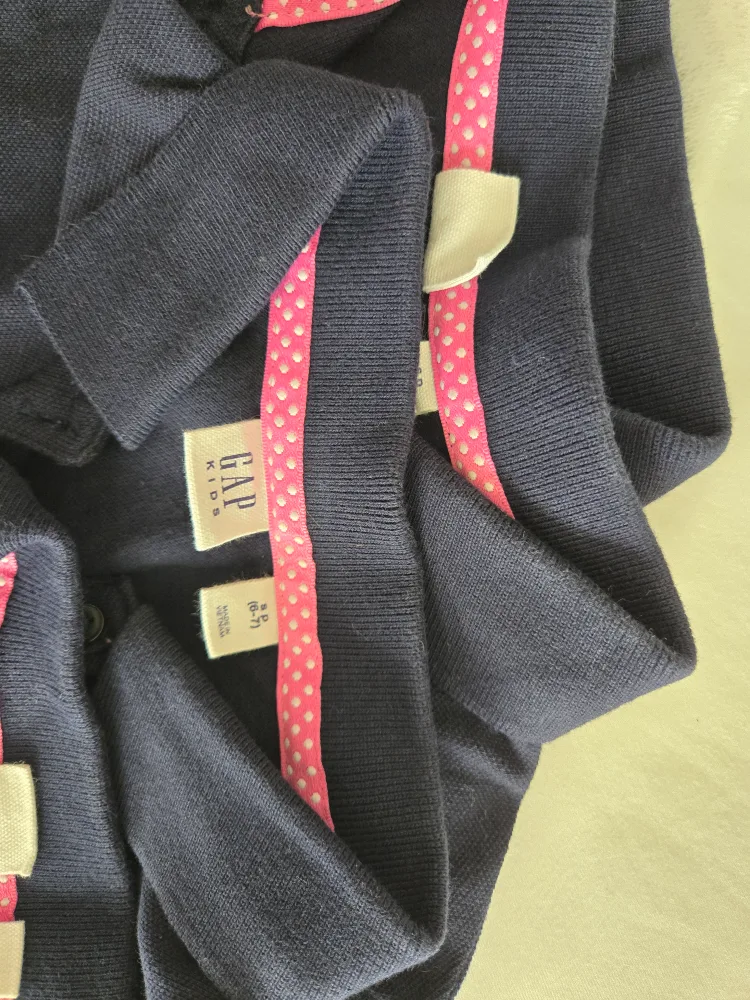 5 GAP Kids Navy Blue Polo Dress (6-7) image indicator(2)