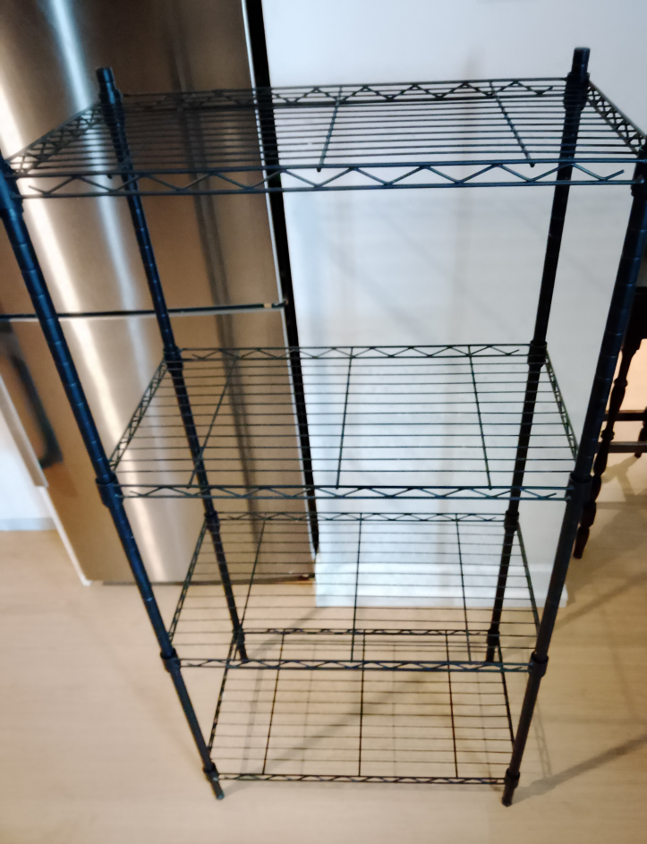 Black Wire Shelving Unit