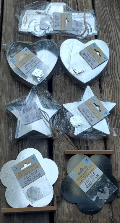New Galvanized Metal Shapes & Letters thumbnail