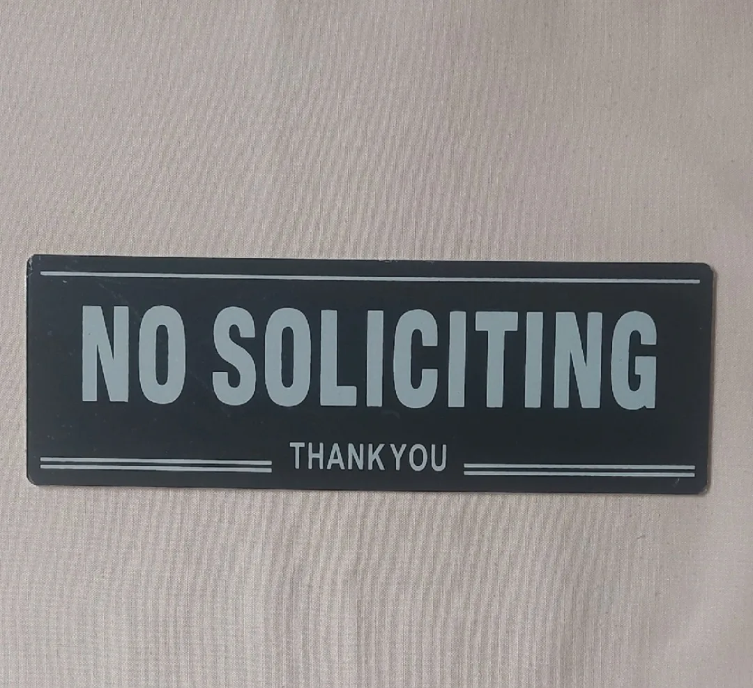 No Soliciting Sign thumbnail