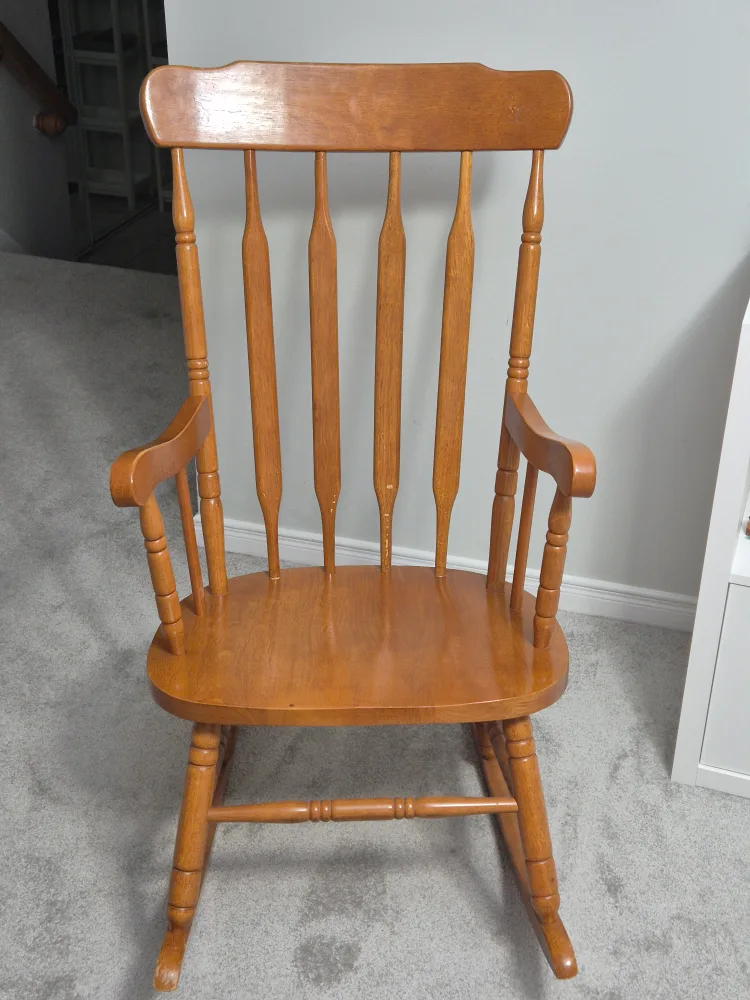 Wooden Rocking Chair thumbnail