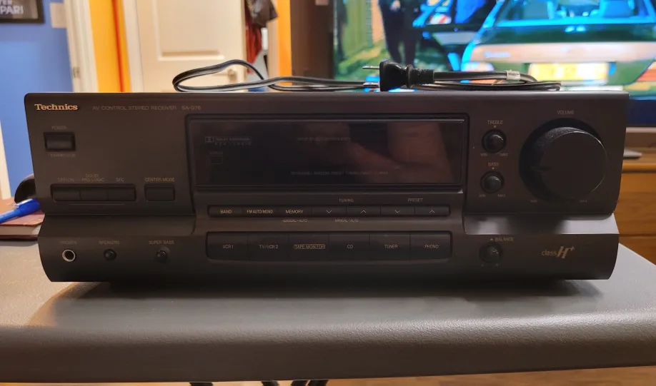 Technics SA-G76 AV Control Stereo Receiver thumbnail