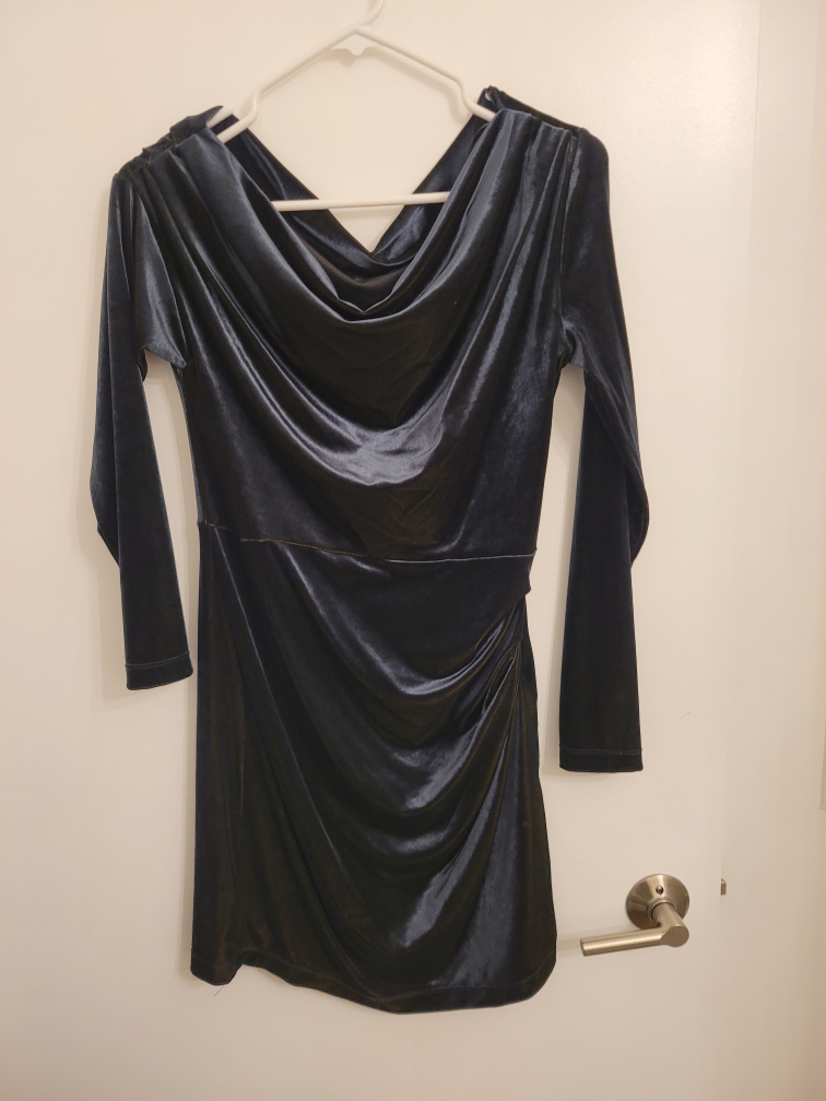 CLOSET SALE -Dynamite Velvet Off-Shoulder Dress, Size M