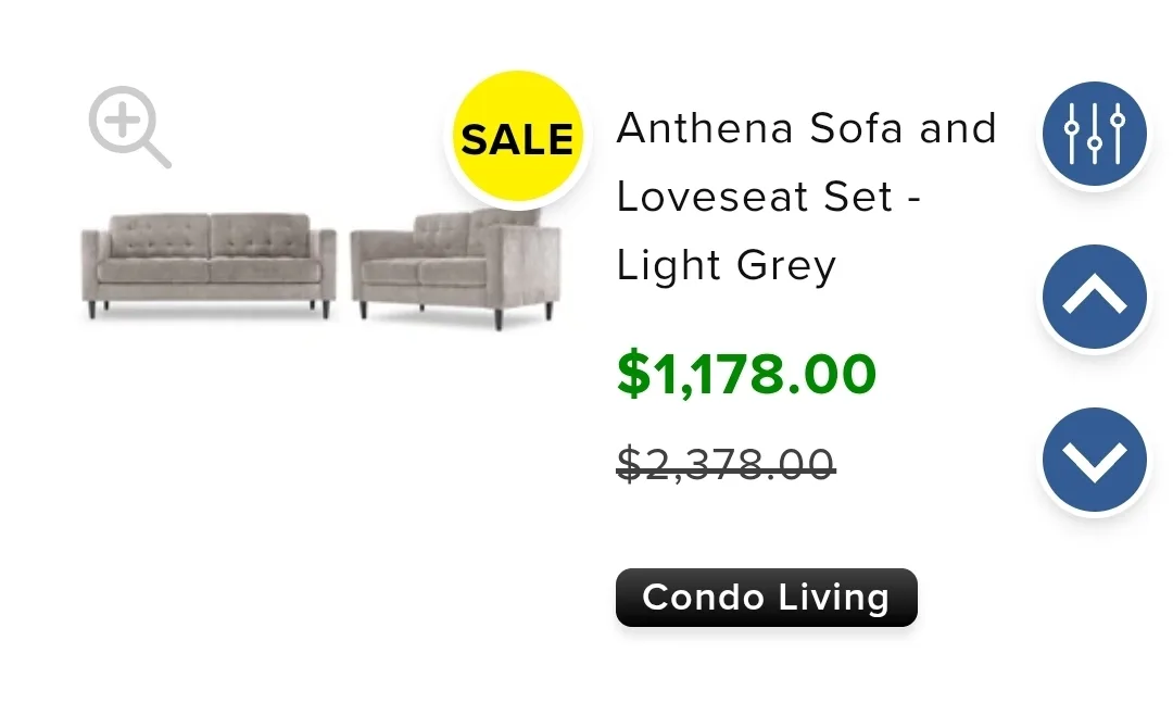 Light Grey Sofa & Love-seat Set image indicator(10)