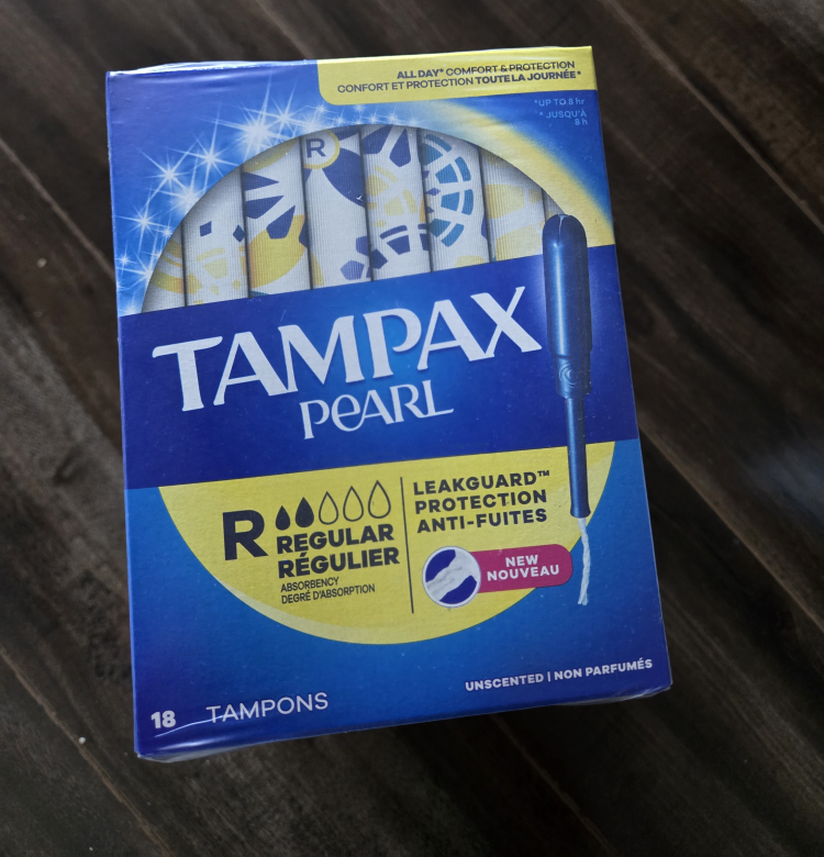 Tampax Pearl Regular Tampons, 18 Count