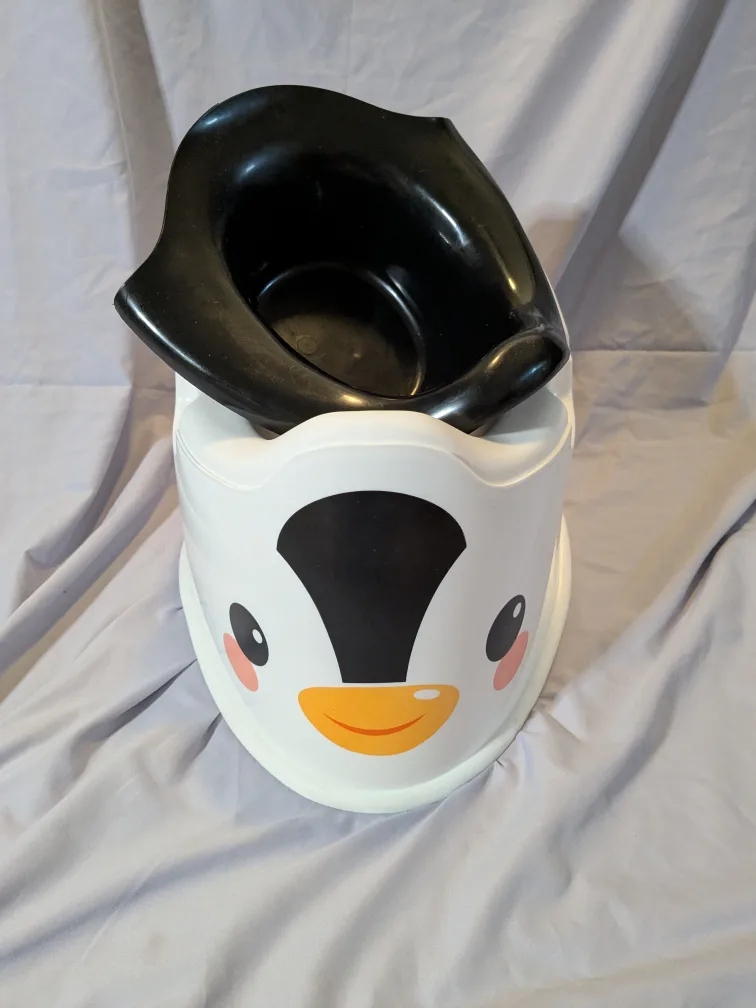 Fisher-Price Toddler Toilet Penguin Potty Training Seat image indicator(3)