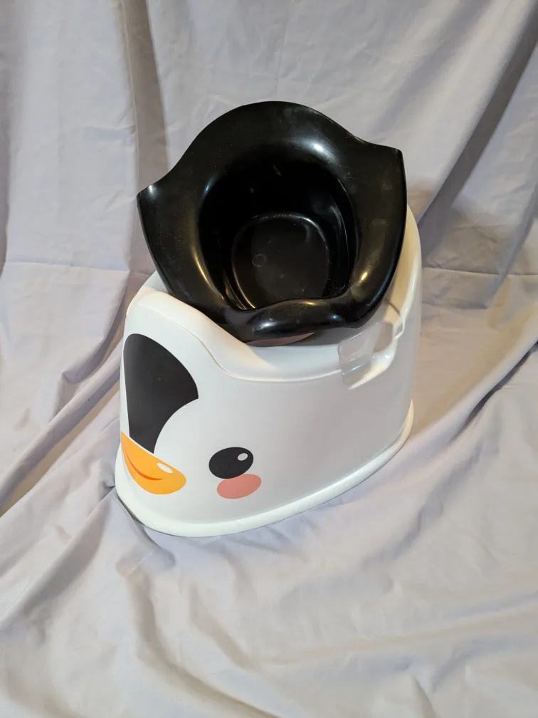 Fisher-Price Toddler Toilet Penguin Potty Training Seat image indicator(4)