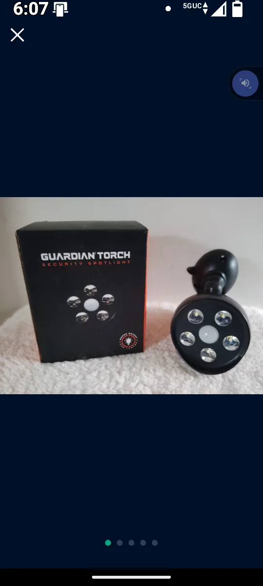 Guardian Torch Security Spotlight - New in Box! thumbnail