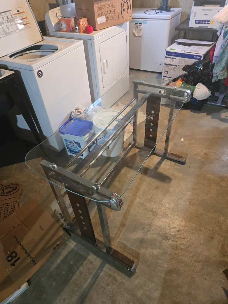 Glass Top desk thumbnail