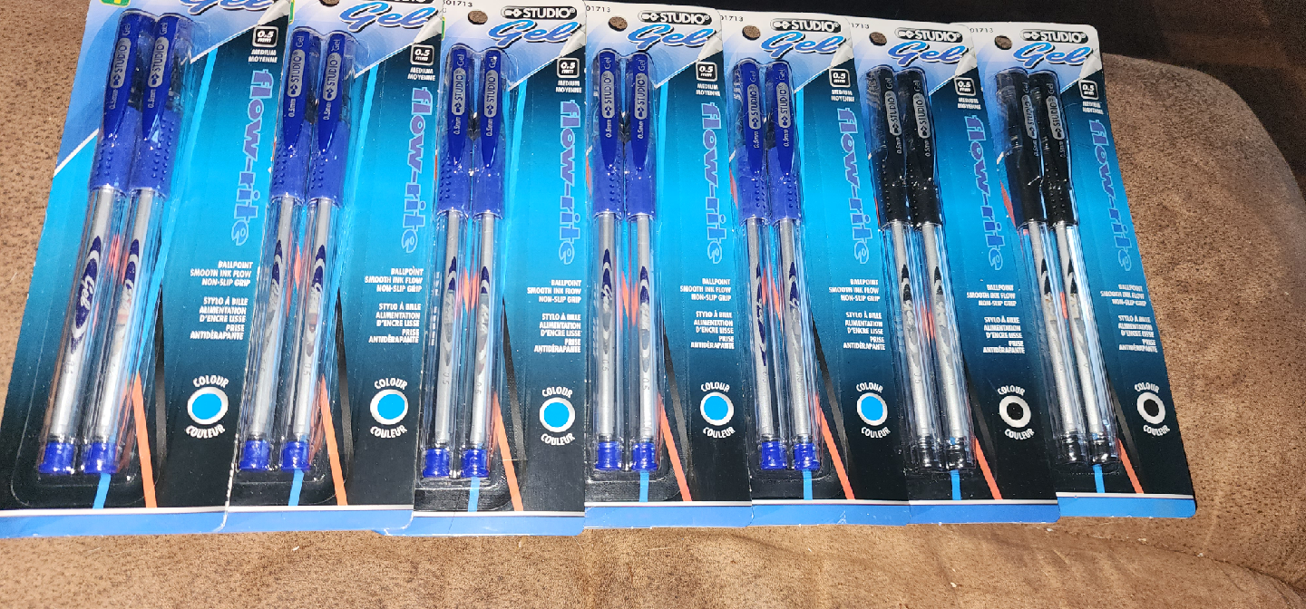 Studio Gel Flow-rite Pens, 0.5mm