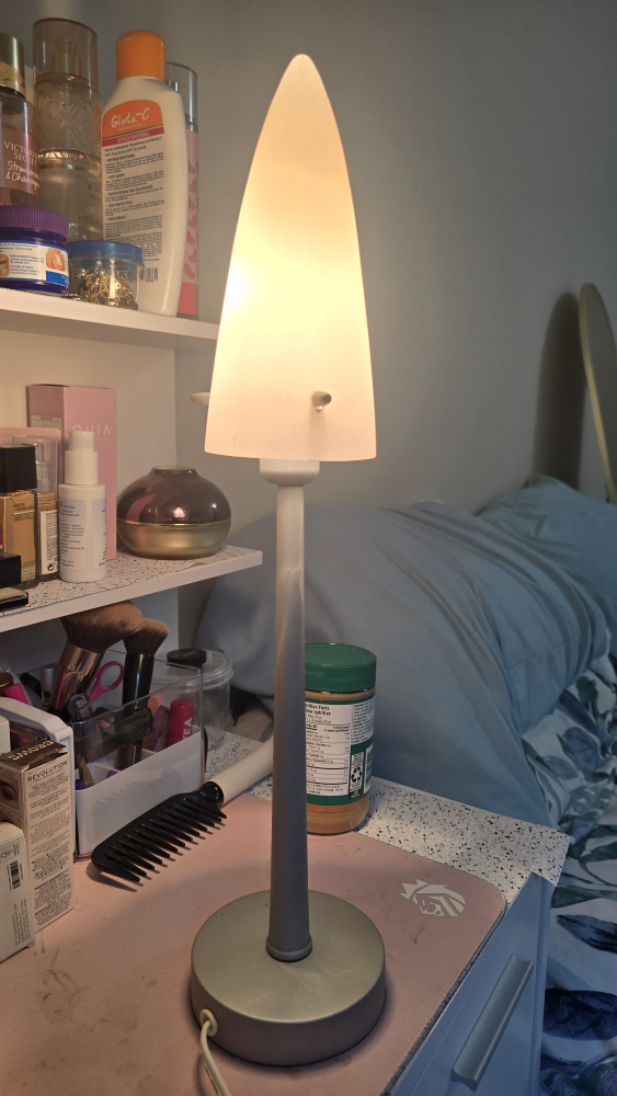 Modern White Table Lamp - photo 2