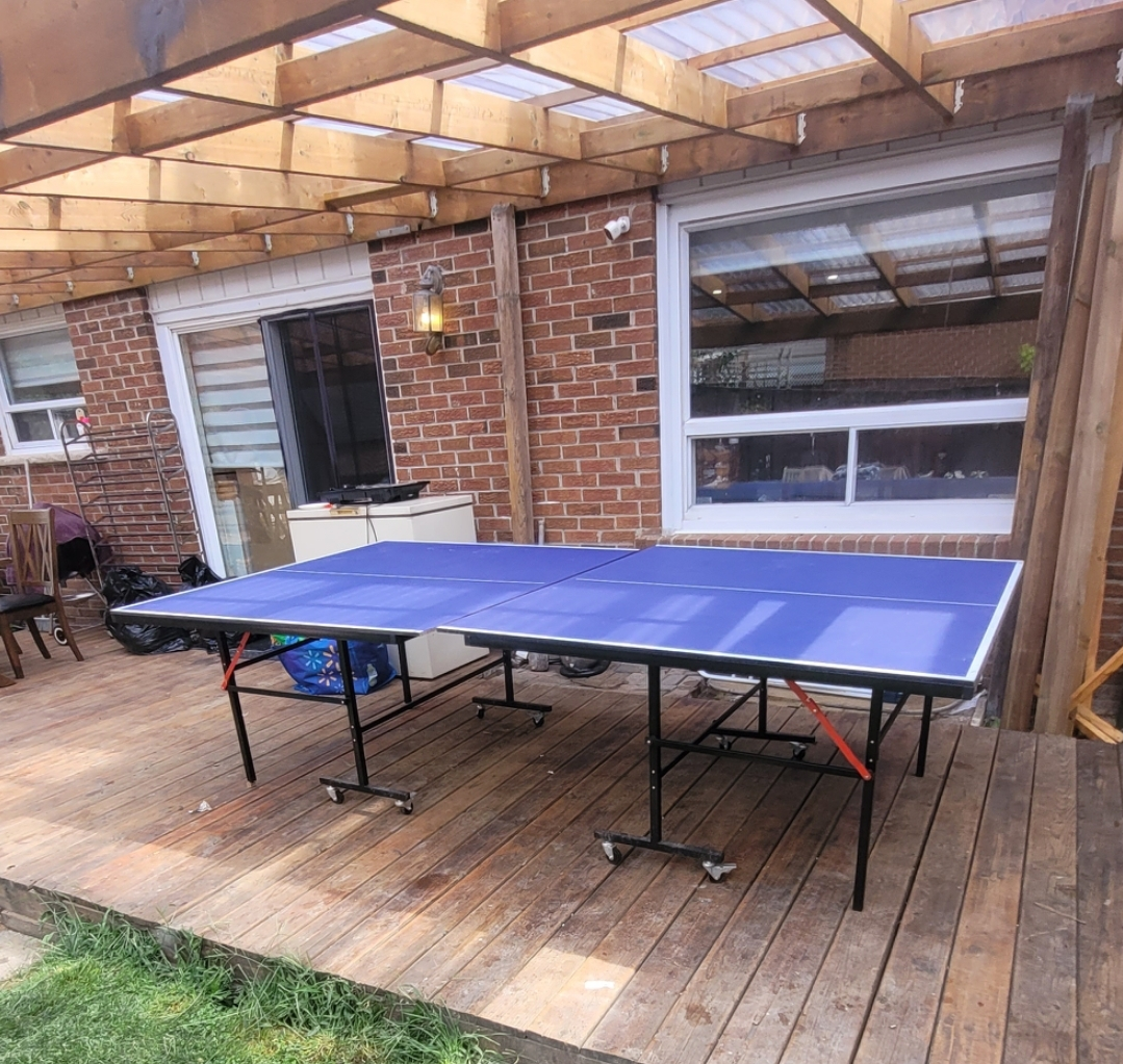 Ping Pong Table with Paddles