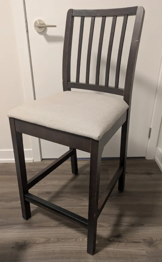 IKEA Ekedalen Bar Stool - Dark Brown thumbnail
