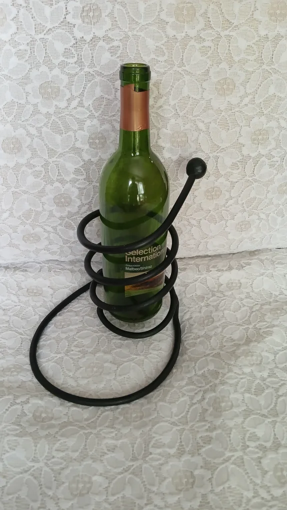 wrought iron bottle holder for $5.00 thumbnail