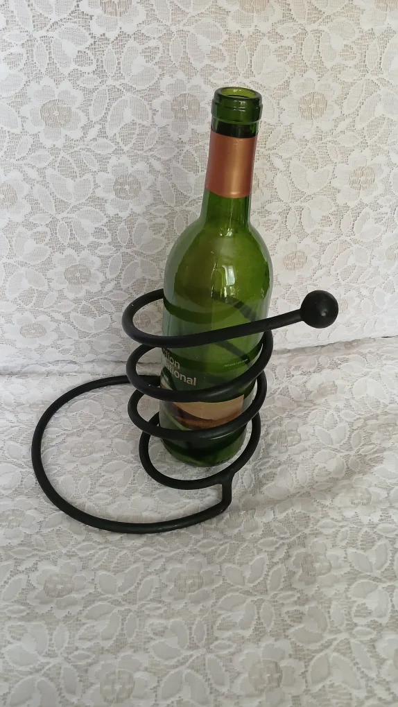 wrought iron bottle holder for $5.00 image indicator(2)