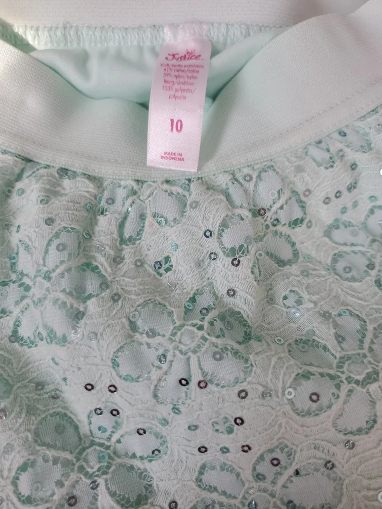 Justice Girls Skirt - Size 10 image indicator(2)