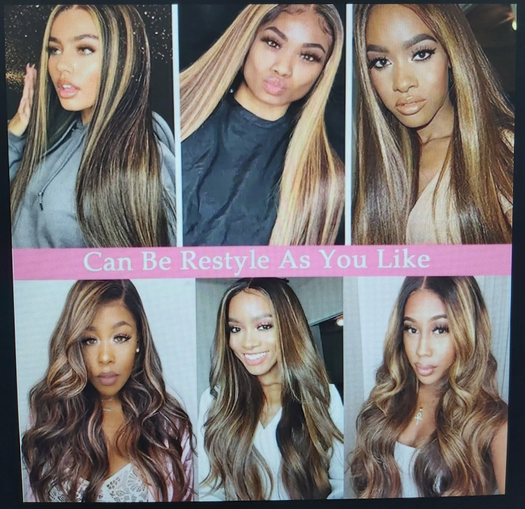 Brown Highlighted Wig - New lace front wig - photo 2