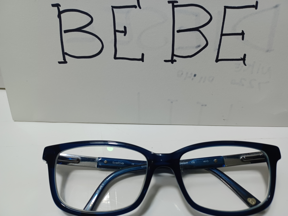Bebe Midnight Blue Eyeglasses 50 16 125