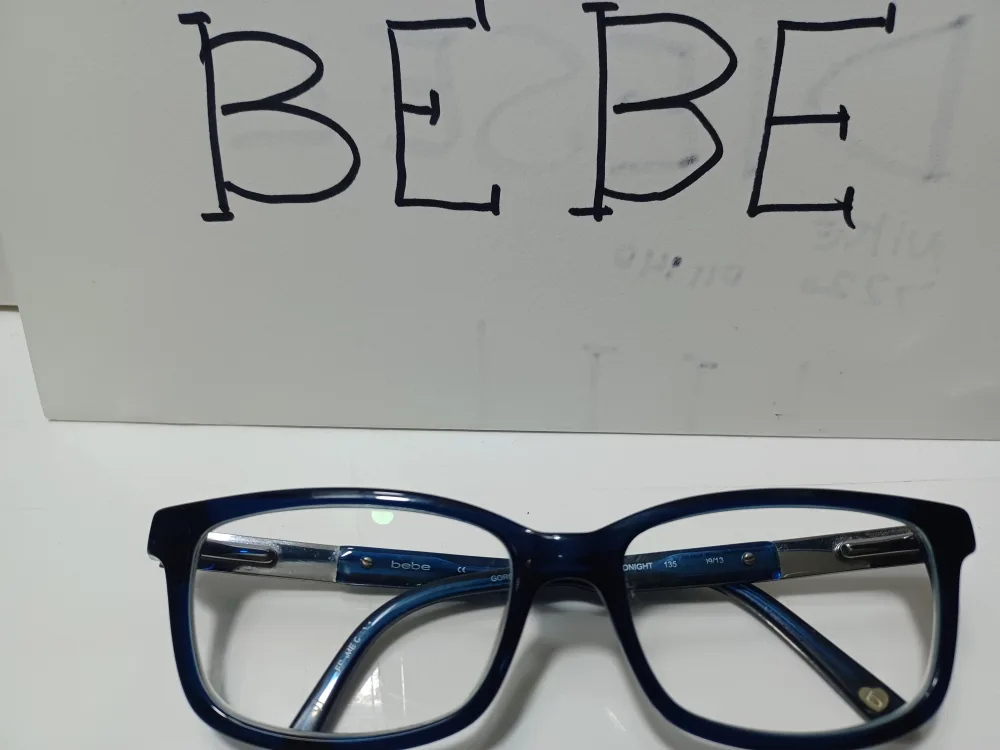 Bebe Midnight Blue Eyeglasses 50 16 125 thumbnail