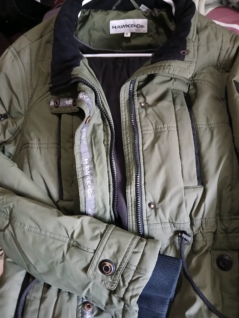 Hawke & Co. Olive Green Winter Coat image indicator(2)