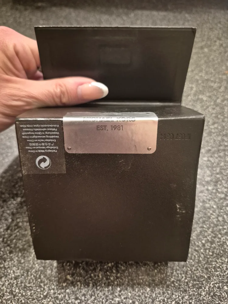 Michael Kors Gold Bangle Bracelet with MK Logo image indicator(2)