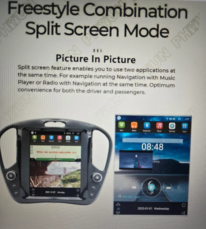 Nissan Juke/Infiniti ESQ Car Stereo Radio image indicator(2)