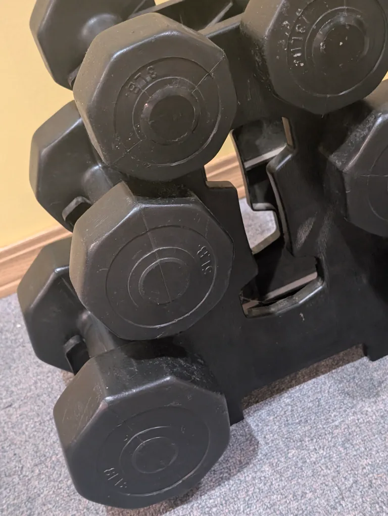 Dumbbell Set with Rack - 5 lb Weights image indicator(3)