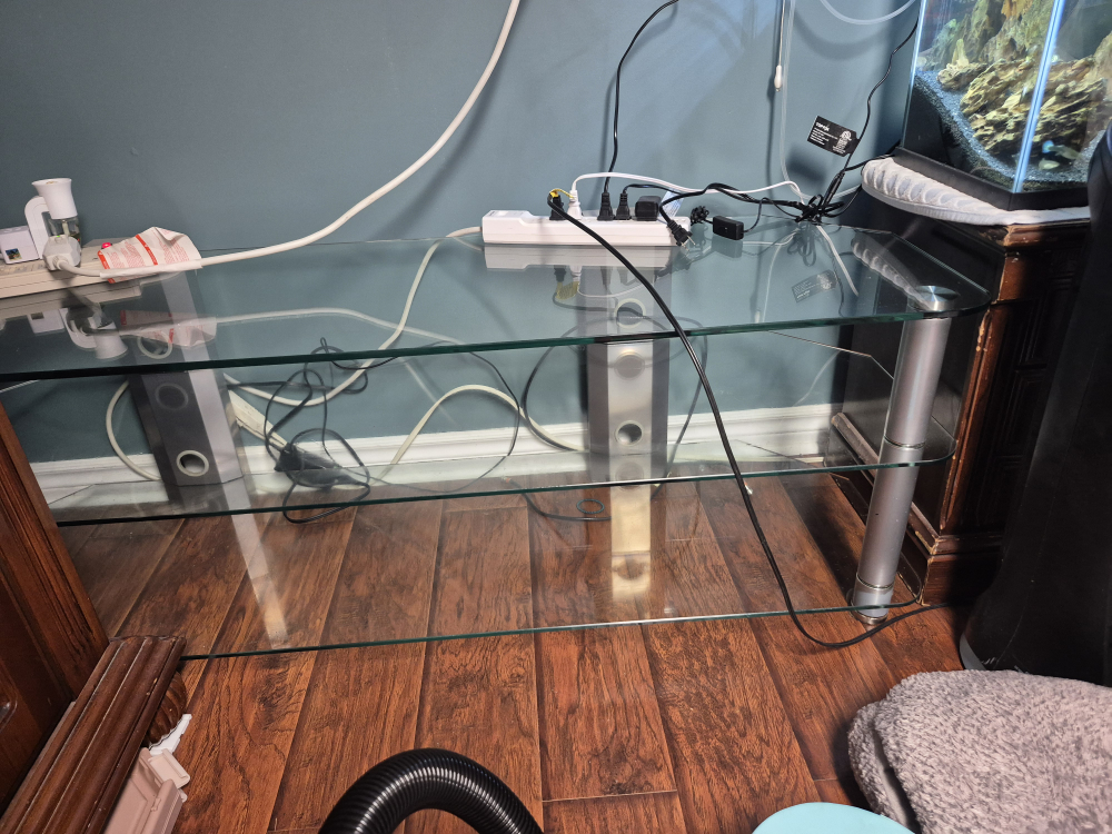 Glass TV Stand - photo 2