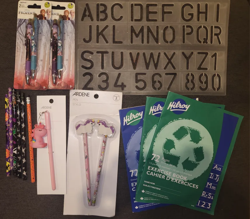 Children's back to school supplies thumbnail