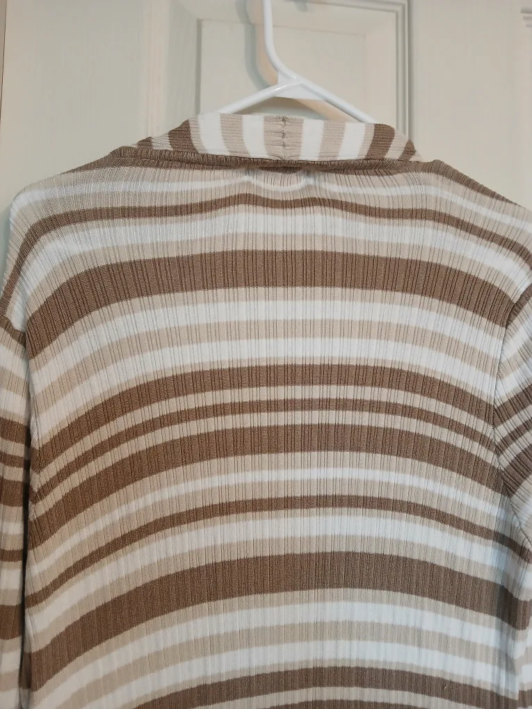 Pure Suzy Shier striped long cardigan, size medium (M) image indicator(7)