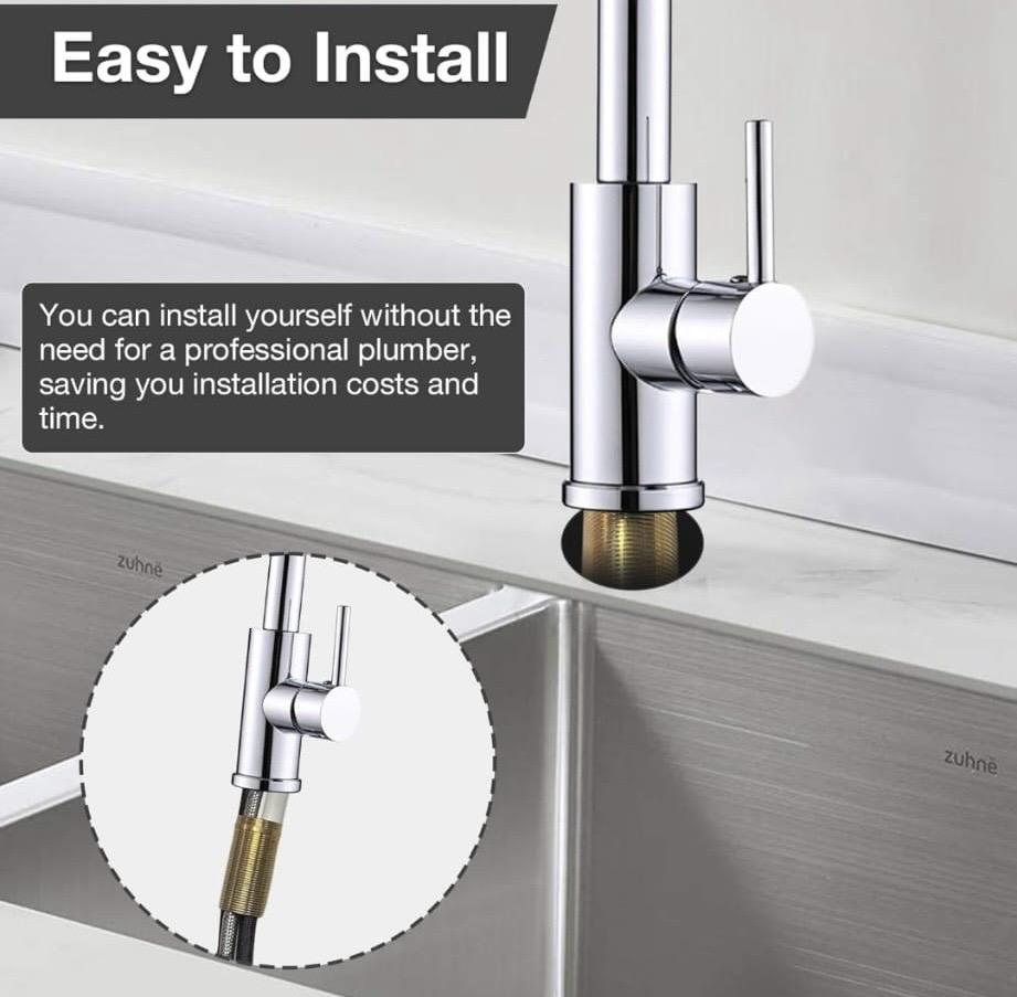 Zuhne Kitchen Faucet - Brushed Nickel - photo 3